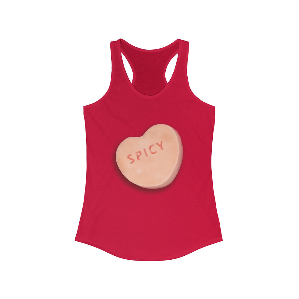 Thumbnail: Spicy Heart Racerback Tank