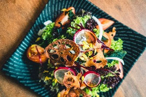 Arranged Food and Objects