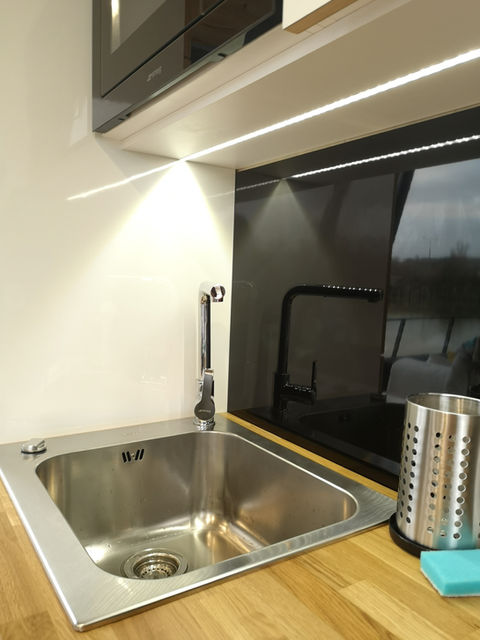 living on the houseboat