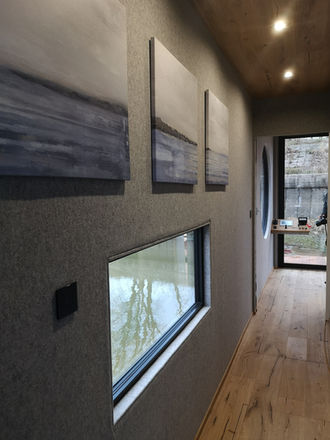 living on the houseboat