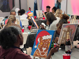 Brushstrokes and Basketball: Madison Central Jaguars Unleash Their Artistic Side at The Well