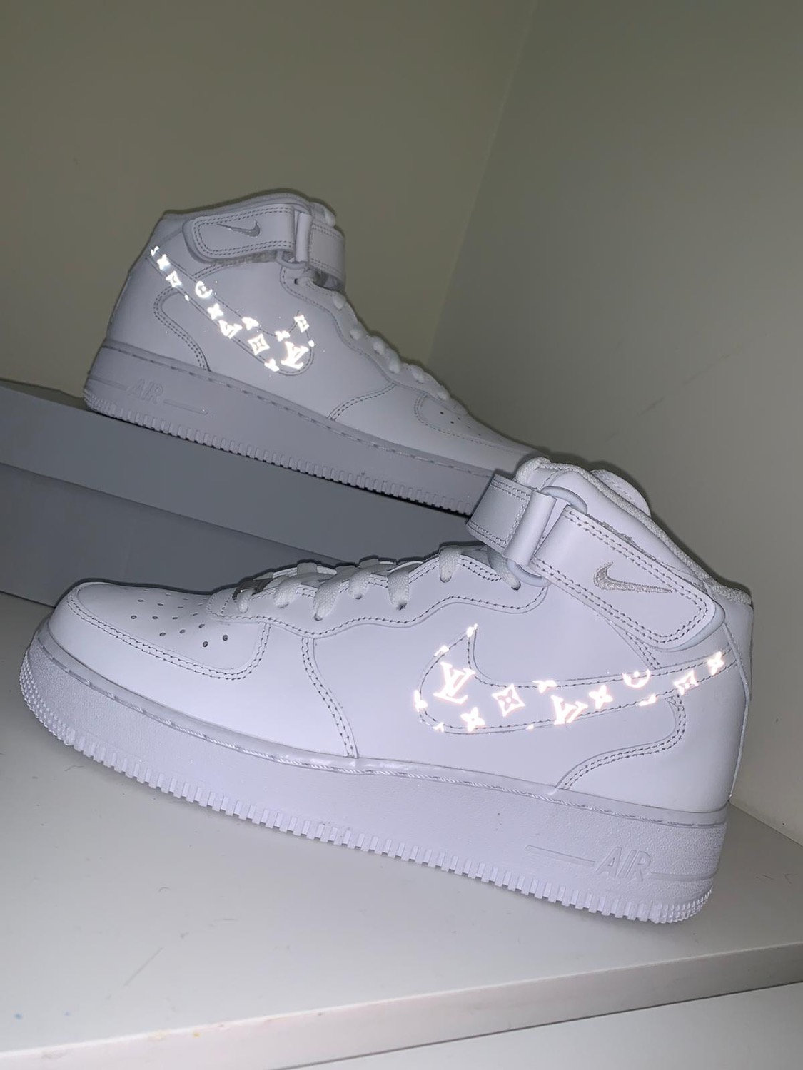 reflective lv shoes