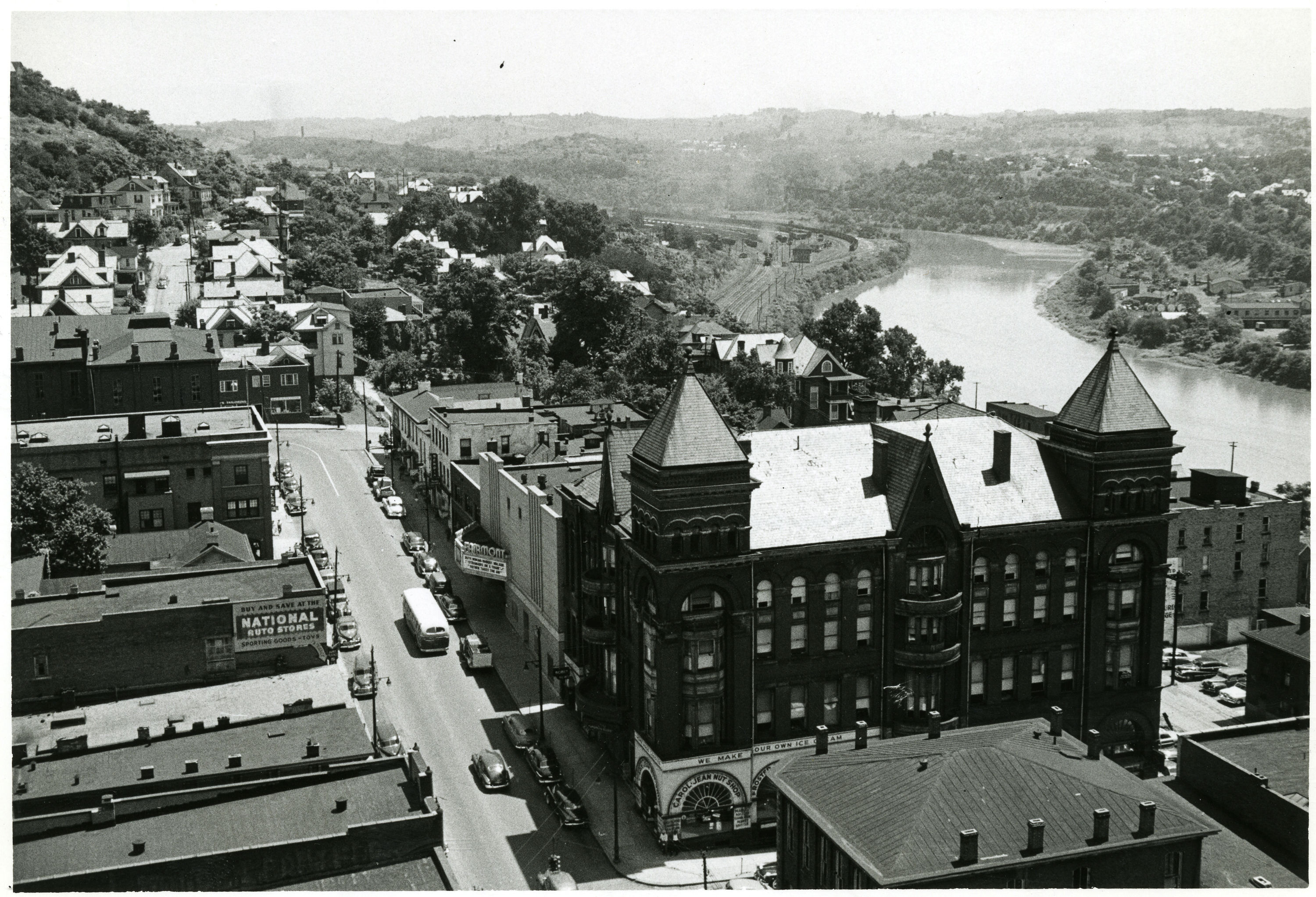 Downtown Fairmont Adams Street 300 block historical
