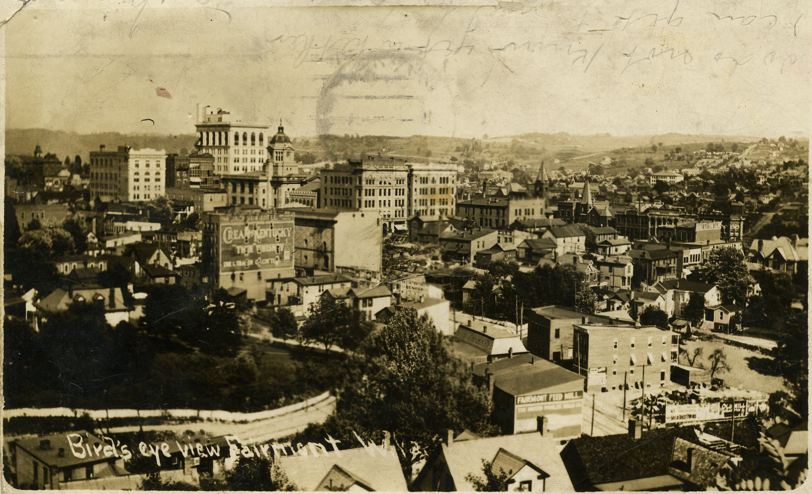 Historical Fairmont WV aerial