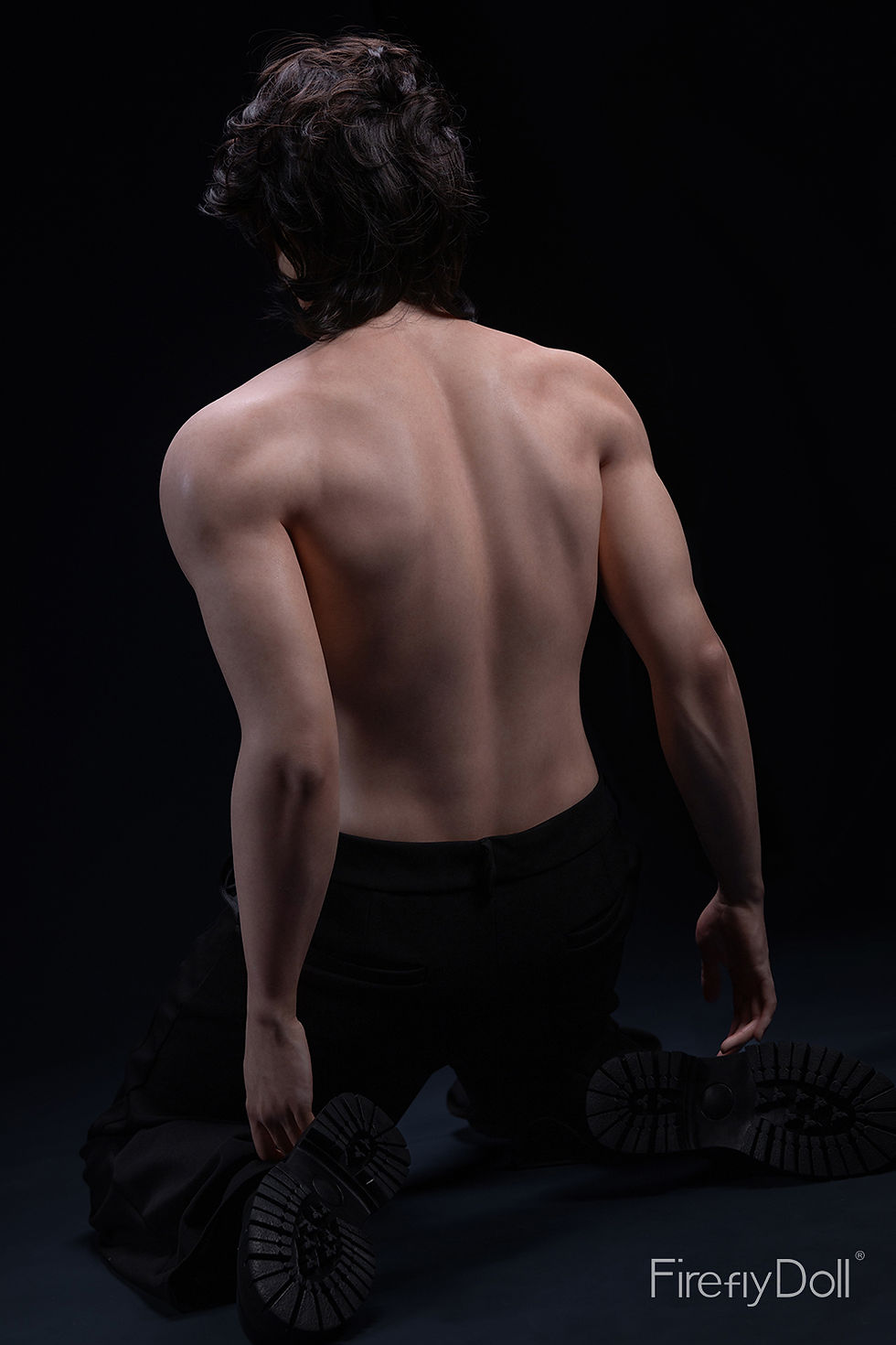 縮圖：螢火日記 Firefly Diary 男娃 - 江靈 Jiang Ling 180cm - Black Suit with Roses