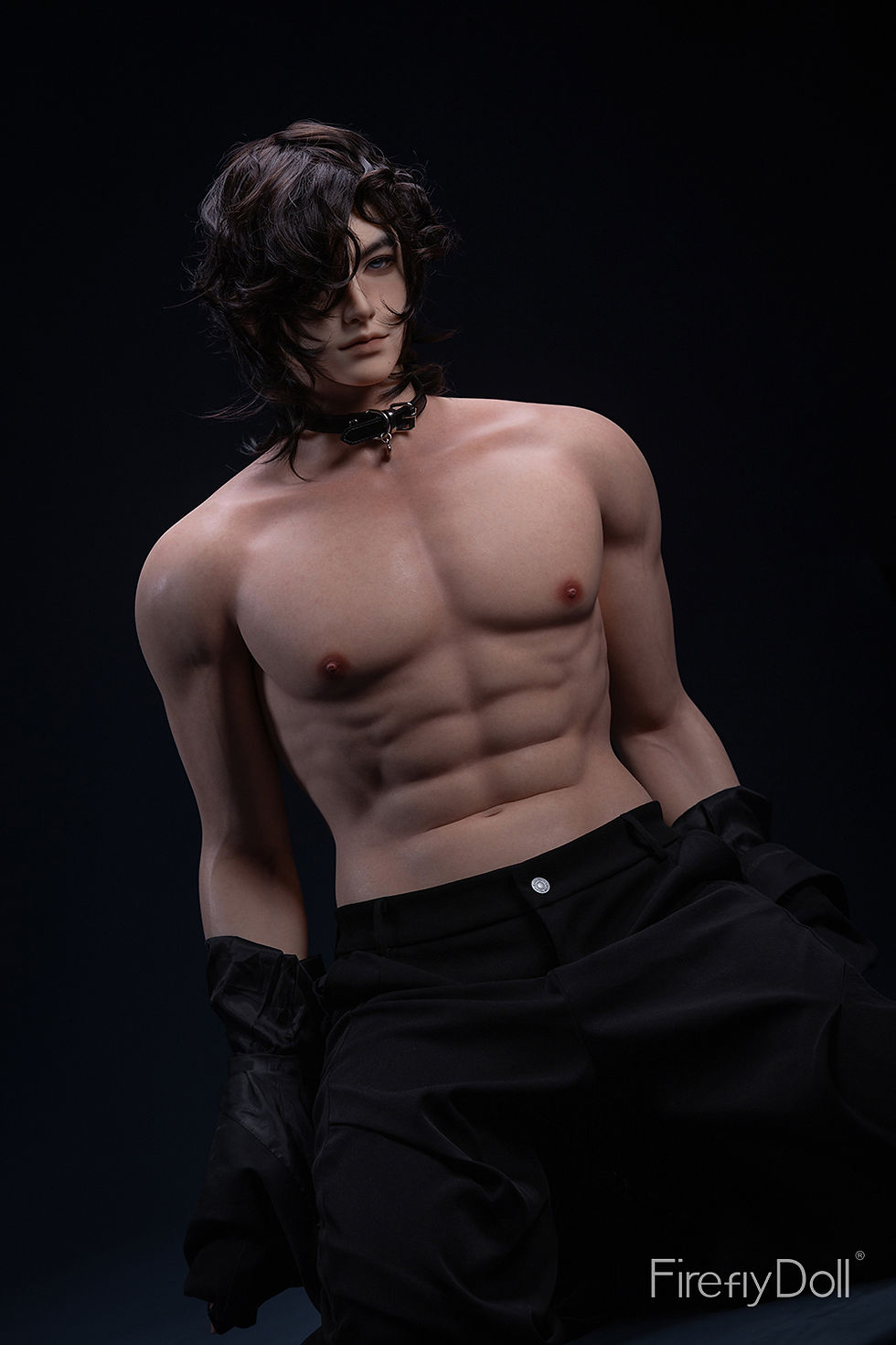縮圖：螢火日記 Firefly Diary 男娃 - 江靈 Jiang Ling 180cm - Black Suit with Roses