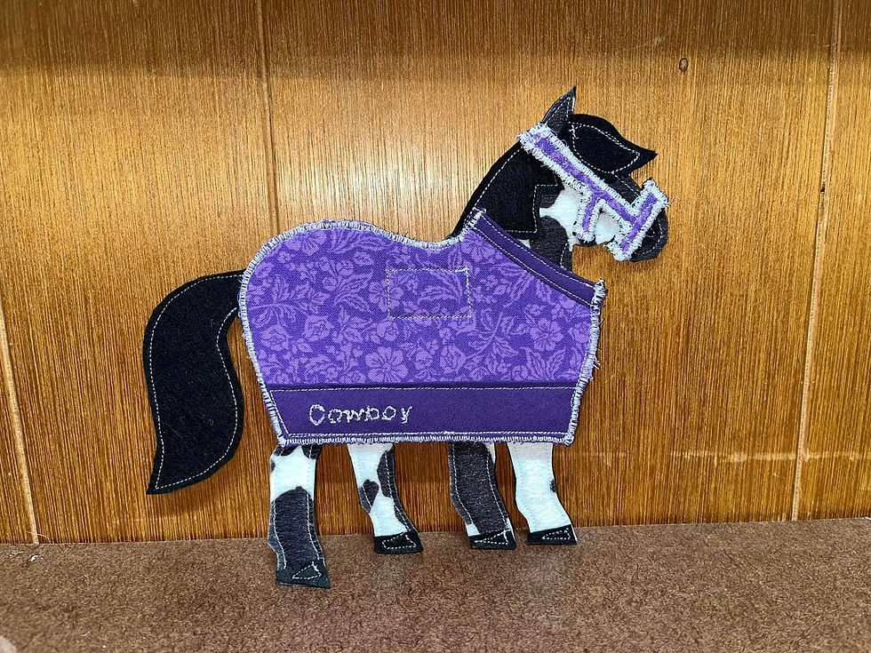 Thumbnail: Felt Pony Starter Play Sets (1 Pony; 1 Blanket; 1 Halter)
