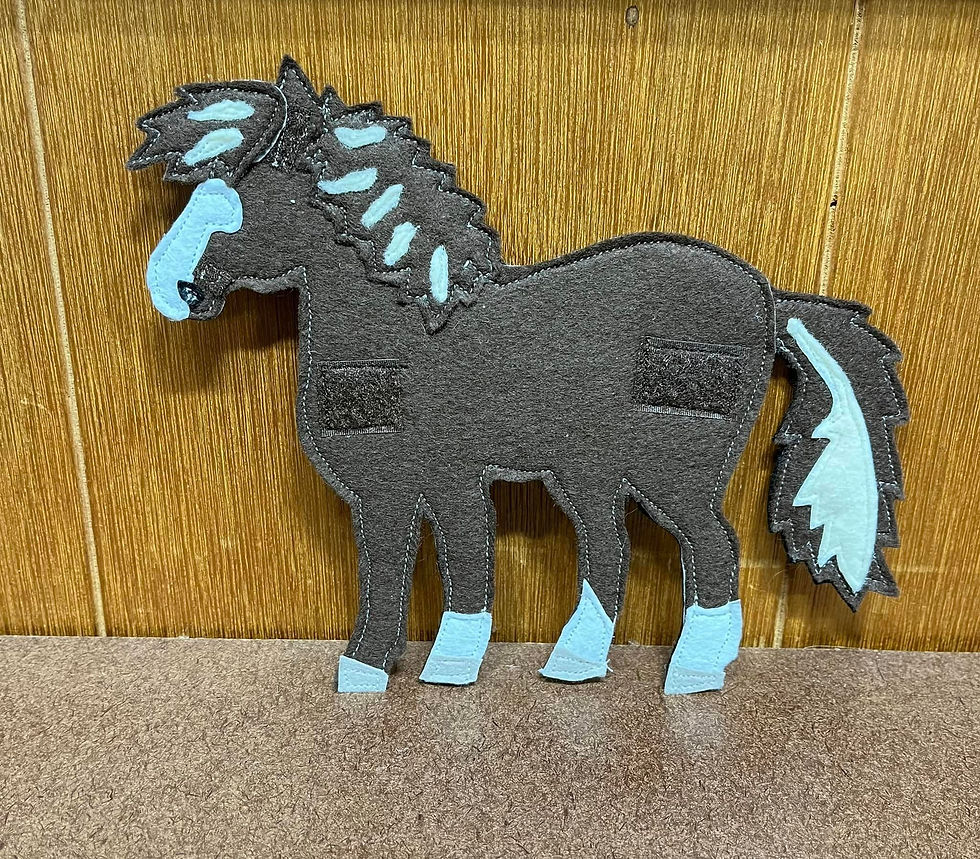 Thumbnail: Felt Pony Starter Play Sets (1 Pony; 1 Blanket; 1 Halter)