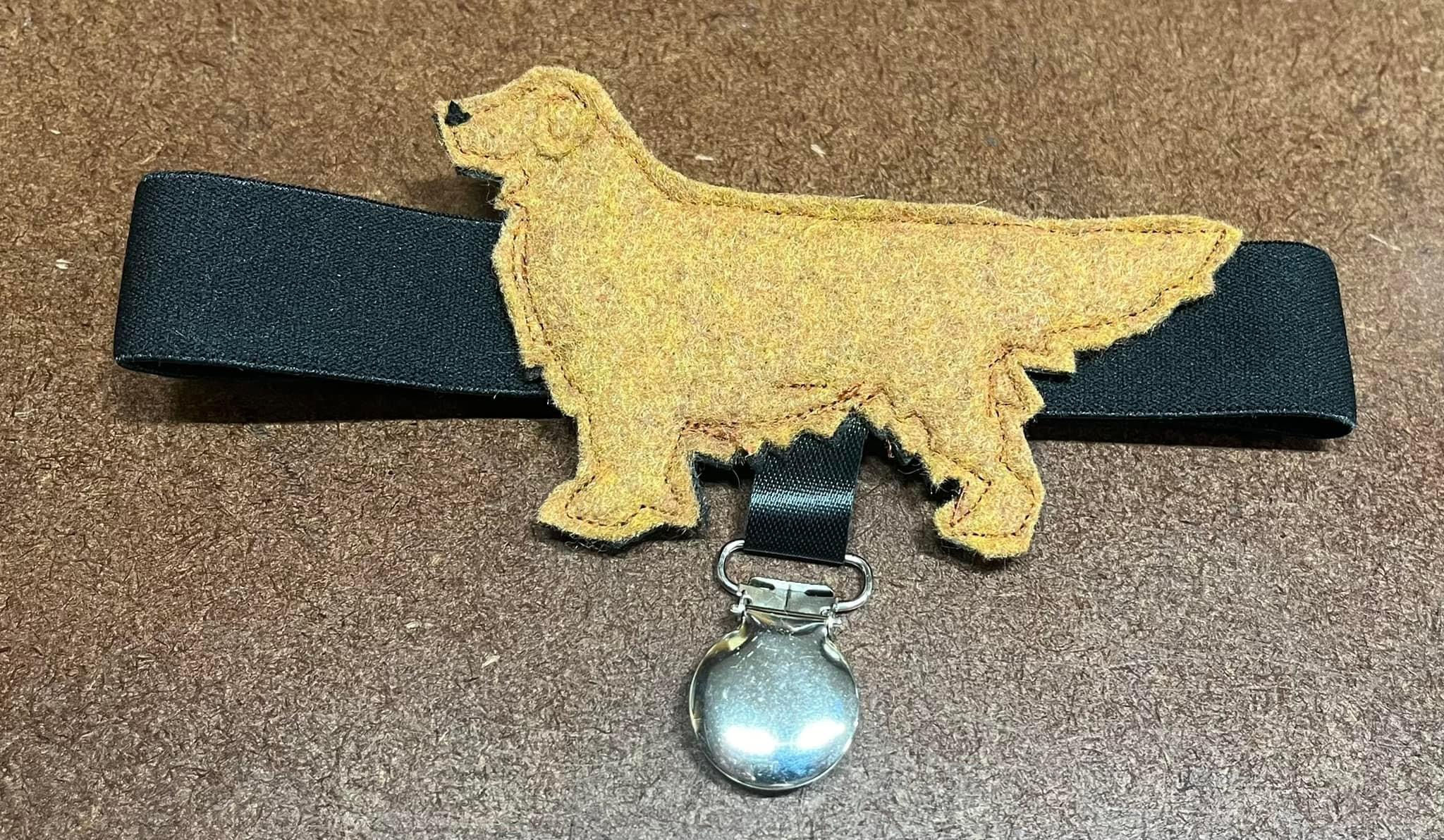 Golden Retriever Number Holder with armband 