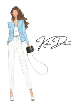 Brand Design Fashion Illustration: Kate Diana