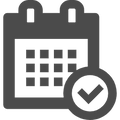 スケジュール・予定 チェックの無料アイコン素材.png