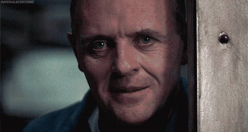 Animated reaction GIF showing an uncomfortable or dramatic moment, used to underline the “robotic read-along” presentation style.