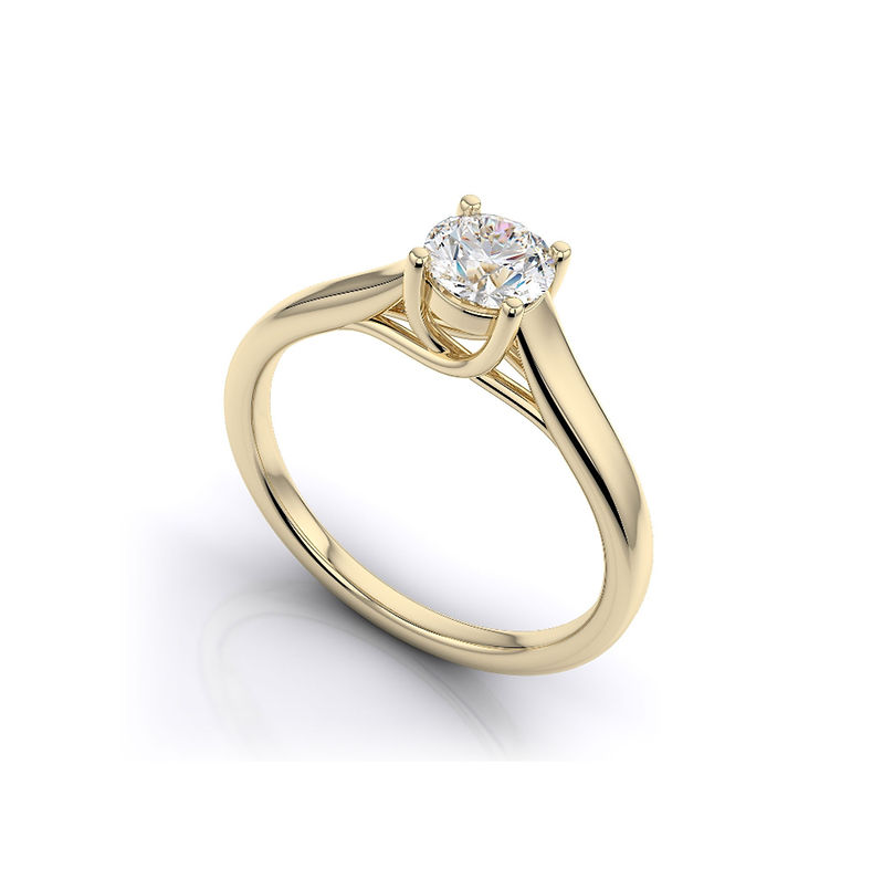 Cathedral Trellis Solitaire Diamond Ring LONITÉ Official US