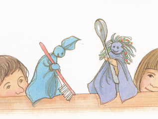 Kindergarten: Taschentuch-Puppen