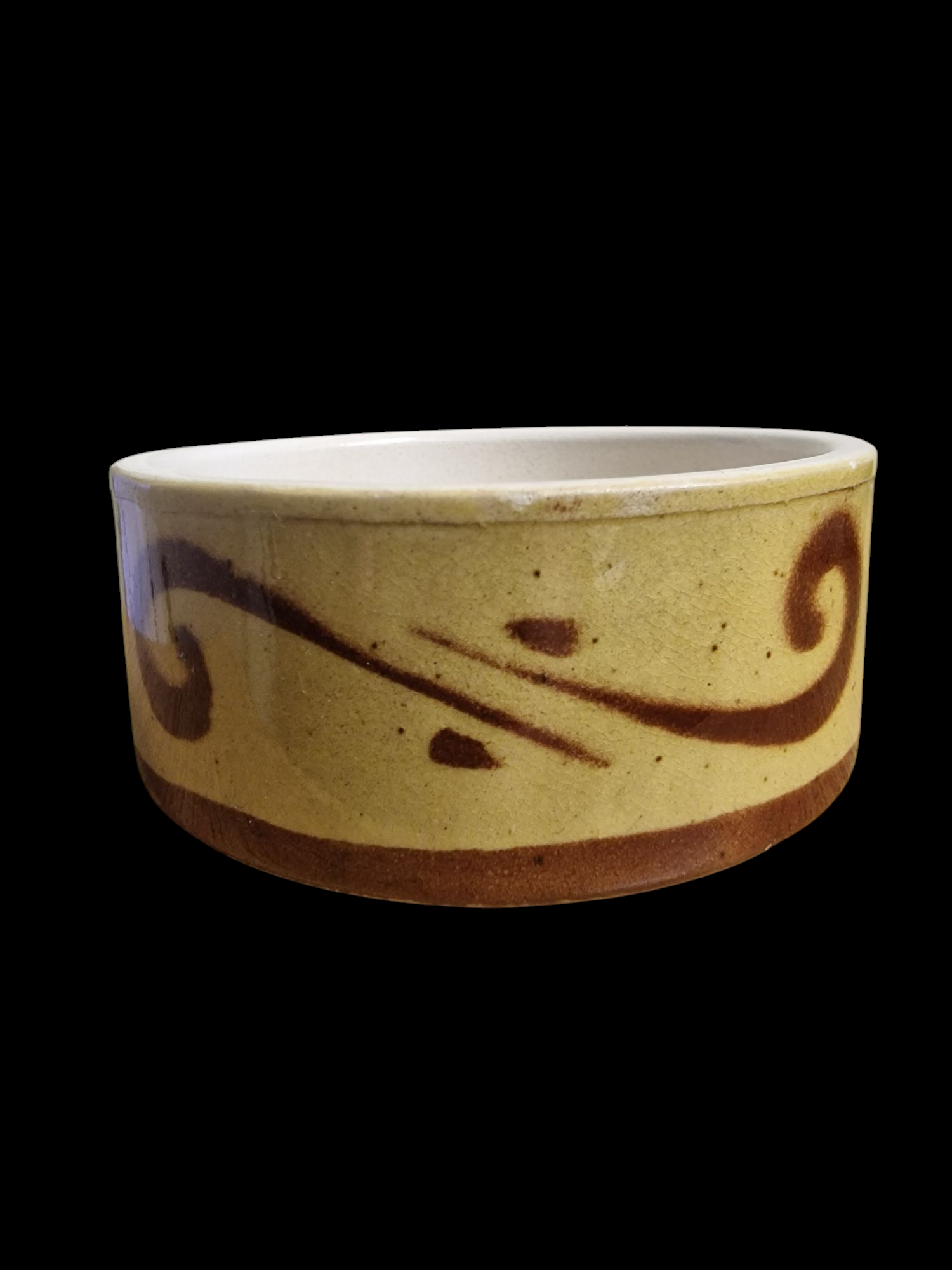 Vintage Folk Art Studio Pottery Bowl 