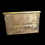 Thumbnail: Large Antique Brass Slippers Box Storage Chest | Heavy Hammered Metal 4.1kg