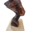 Thumbnail: Vintage Nefertiti Bust on Onyx Base – Copper Finish Egyptian Figurine 