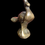 Thumbnail: Mid Century Brass Peacock Figurine | Cast Brass Bird Ornament