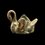 Thumbnail: Vintage Solid Brass Swan Match Holder – Mid Century Bird Ornament Collectable