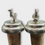 Thumbnail: Decorative Vintage Pewter Bird Bottle Stoppers Pair – Country Barware