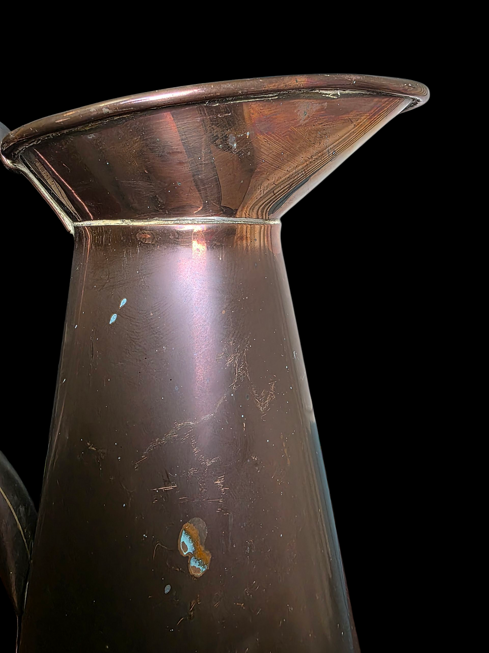 Thumbnail: Antique Arts & Craft Handmade Copper Pitcher Jug Early 20th Century 