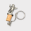 Thumbnail: Vintage Pewter Cherub Bottle Stopper with Cork & Chain – Neoclassical Style