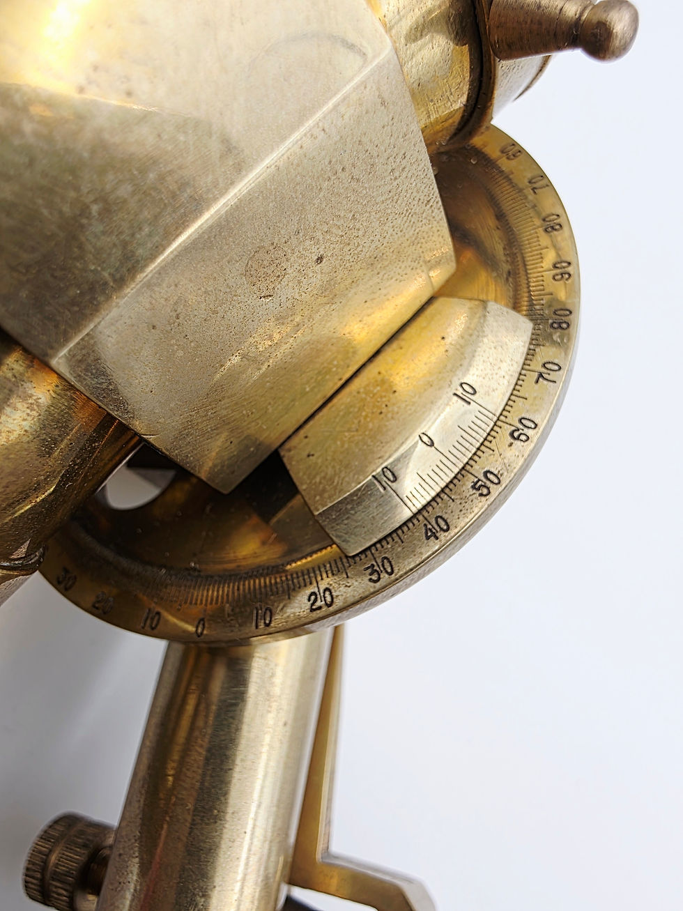 Thumbnail: Antique Brass Theodolite Early 20th Century Scientific Instrument Desk Ornament