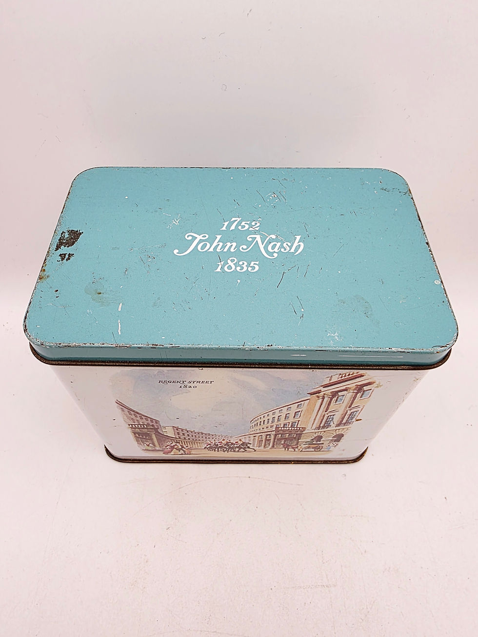 Thumbnail: Vintage John Nash London Architecture Tin Regency Street Scene 12cm