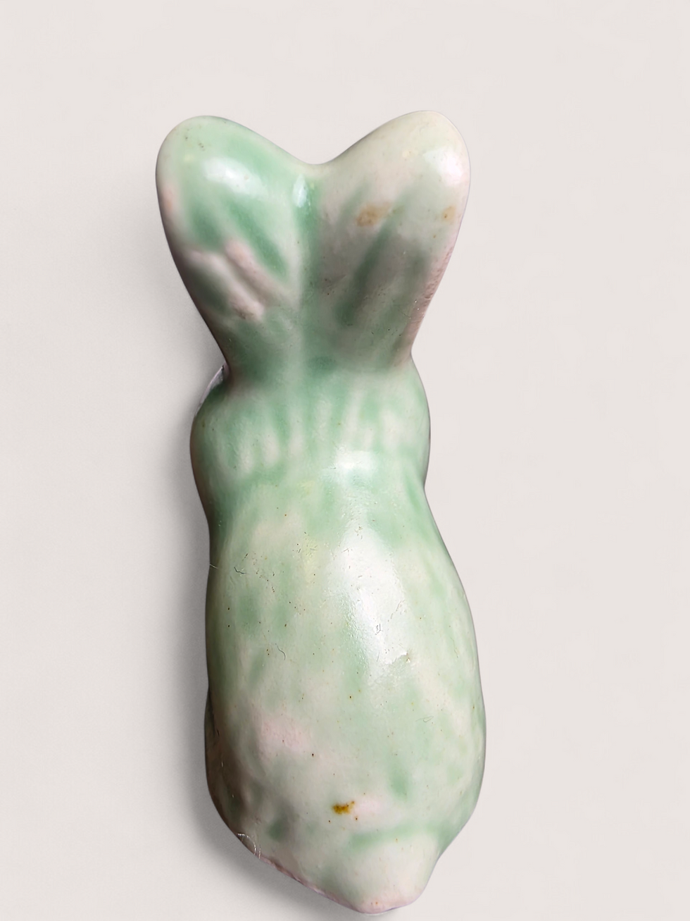 Thumbnail: ​Mid-Century Vintage Ceramic Snub-Nose Rabbit Pair