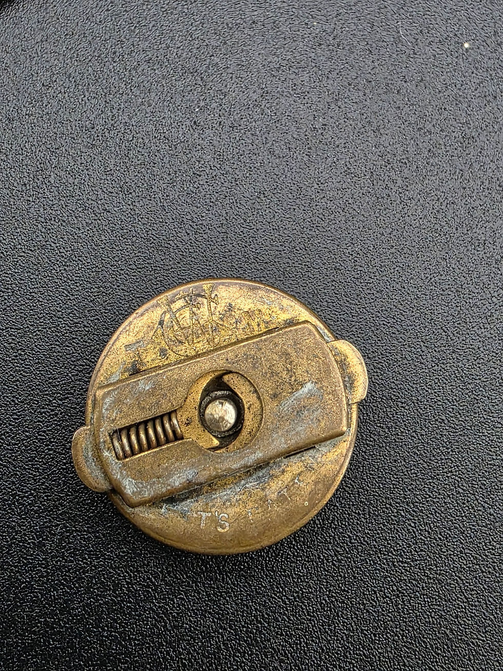 Thumbnail: Vintage Job Lot 6 Military Buttons Royal Engineers George VI GVIR Brass Black