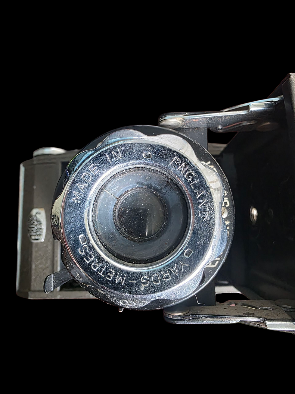 Thumbnail: Ross Ensign Selfix Snapper c1950s Foldable Camera With Case – Vintage Decor