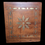 Thumbnail: Handmade Wooden Box Brass Inlay Geometric Star c1970s India Storage Case