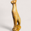 Thumbnail: Hand-Carved Alabaster Egyptian Bastet Cat Figurine – 18cm Stone Ornament