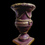Thumbnail: Hand Painted Purple & Gold Georgian Style Urn Candle Holder