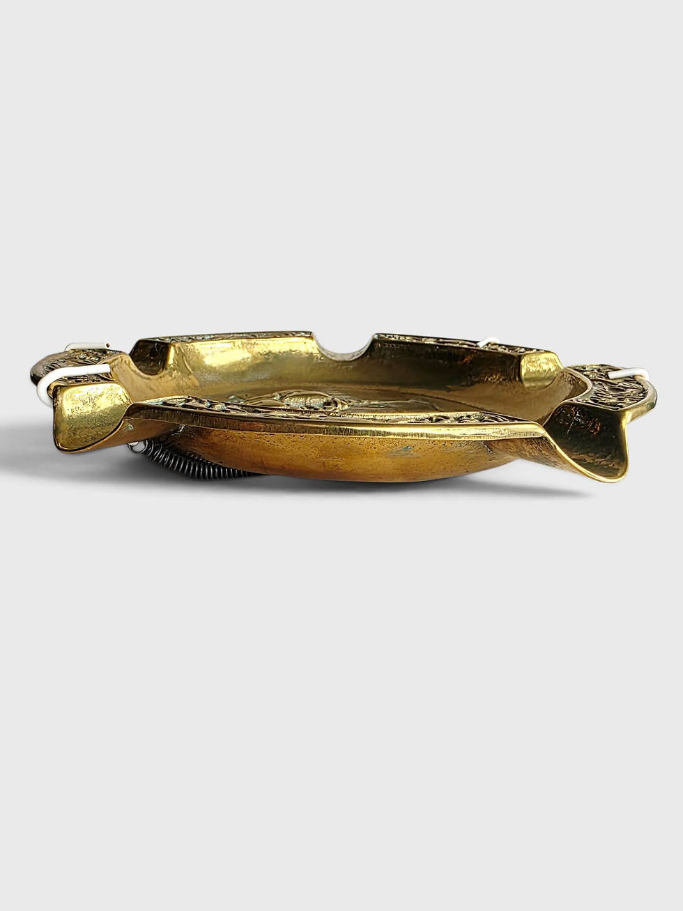 Thumbnail: Angled view showing shallow bowl form and decorative rim sections