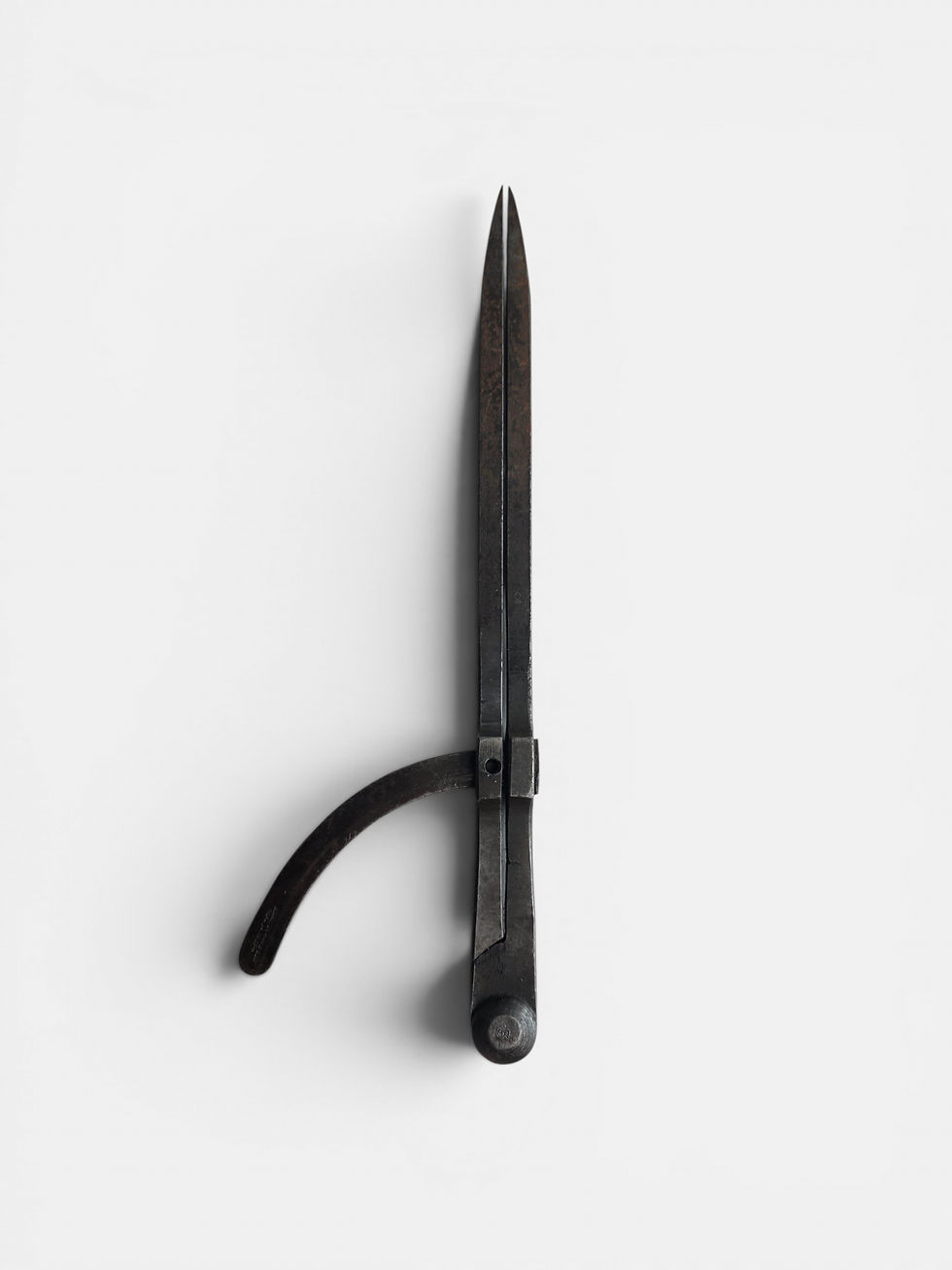Thumbnail: 1953 British Military Wing Dividers John Berry & Son Sheffield Vintage Tool