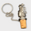 Thumbnail: Vintage Pewter Golf Bag Bottle Stopper with Chain – Golf Barware Gift
