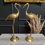 Thumbnail: Hollywood Regency Brass Crane Pair – Tall Mid-Century Bird Ornaments Home Decor