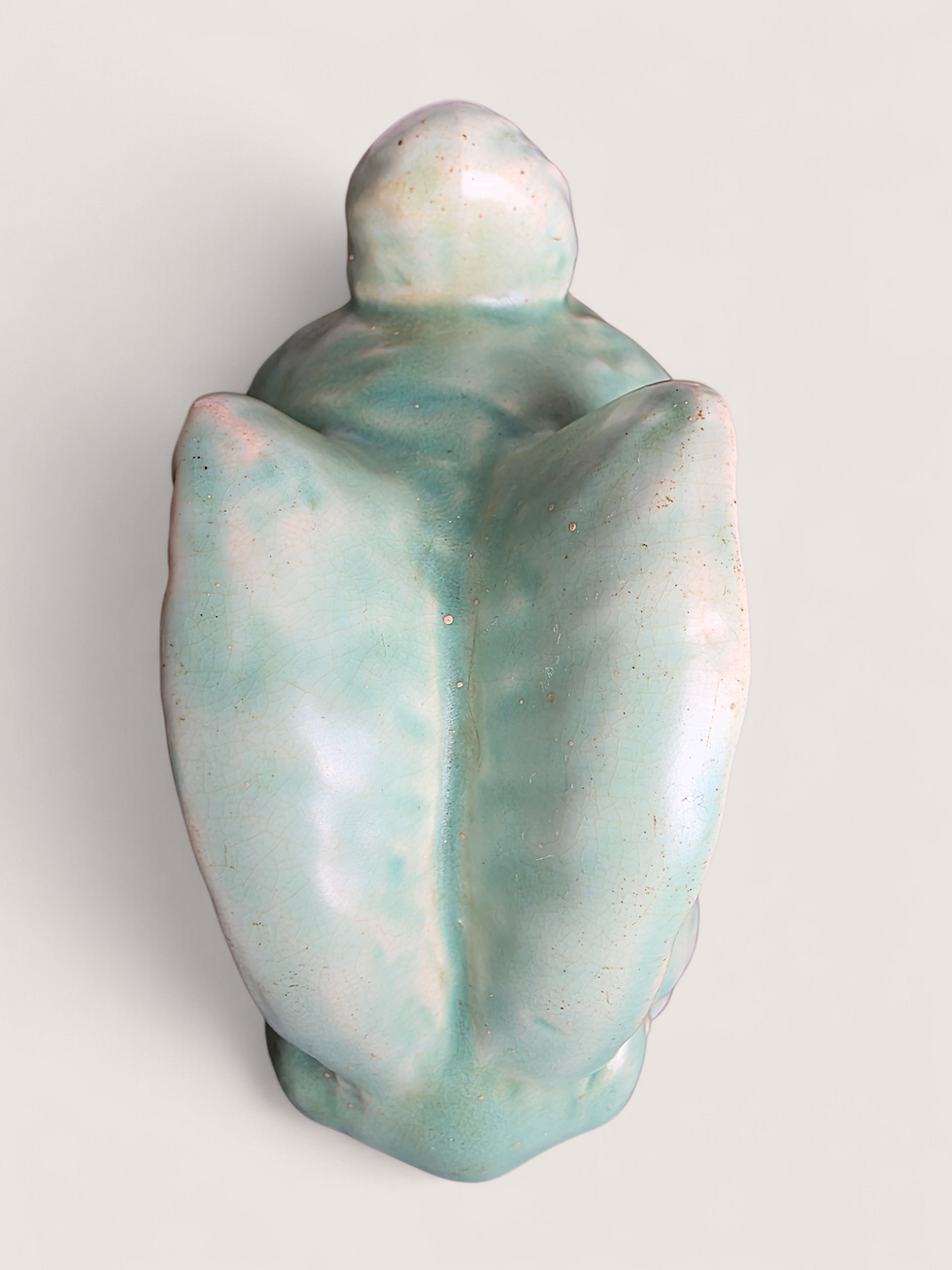 Thumbnail: ​Mid-Century Vintage Ceramic Snub-Nose Rabbit Pair