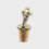 Thumbnail: Vintage Pewter Motorcycle Bottle Stopper – Decorative Barware Collectable
