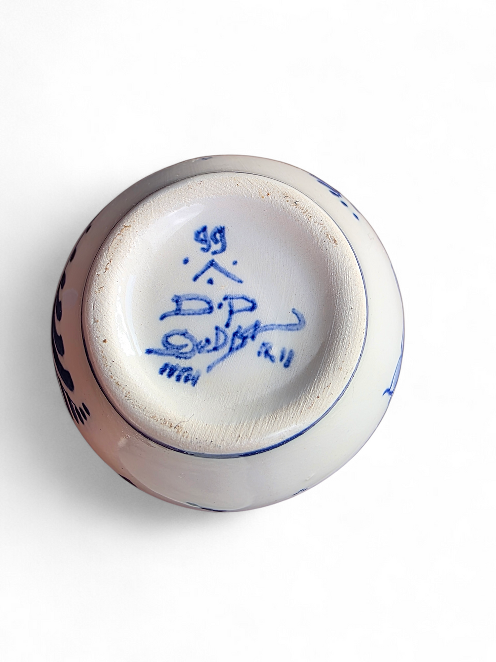 Thumbnail: Handpainted Delft Blue Miniature Jug De Delftse Pauw Certificate 8cm