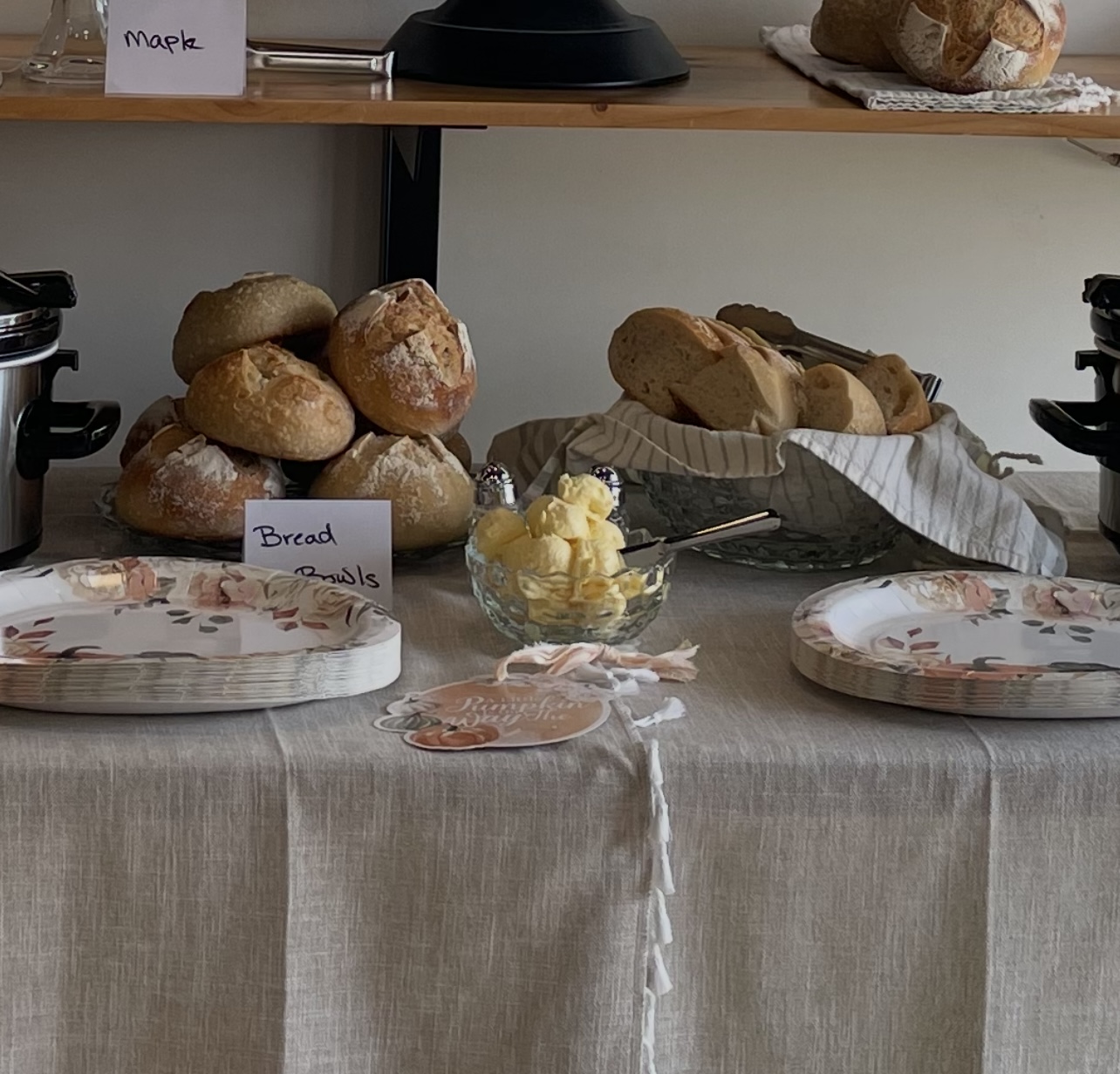 Arranged Food and Objects