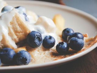 Blueberry Crepe with Lemon Curd