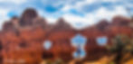 Multiple arches and windows along the trail