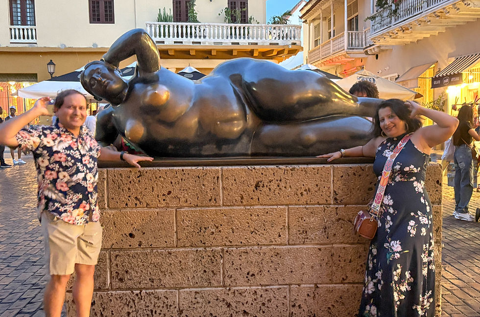 Botero sculpture Gertrudis at Plaza Santo Domingo