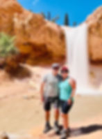 Mossy cave trail waterfall