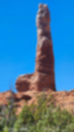 The most famous spire of Kodachrome State Park