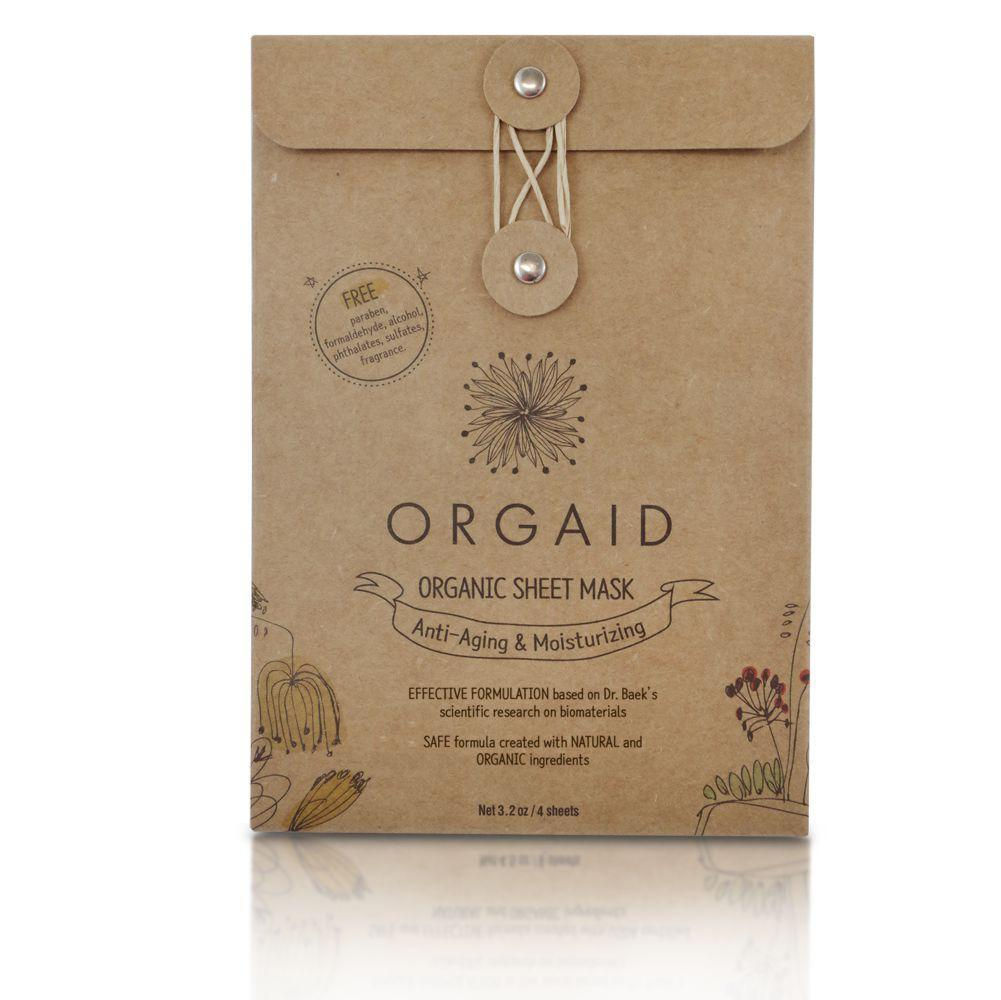 Orgaid Anti-Aging + Moisturizing Sheet Masks
