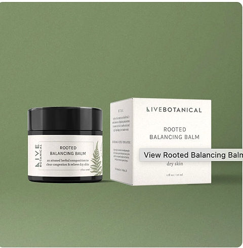 Live Botanical Rooted Balancing Balm | Tracy Bethel Skincare