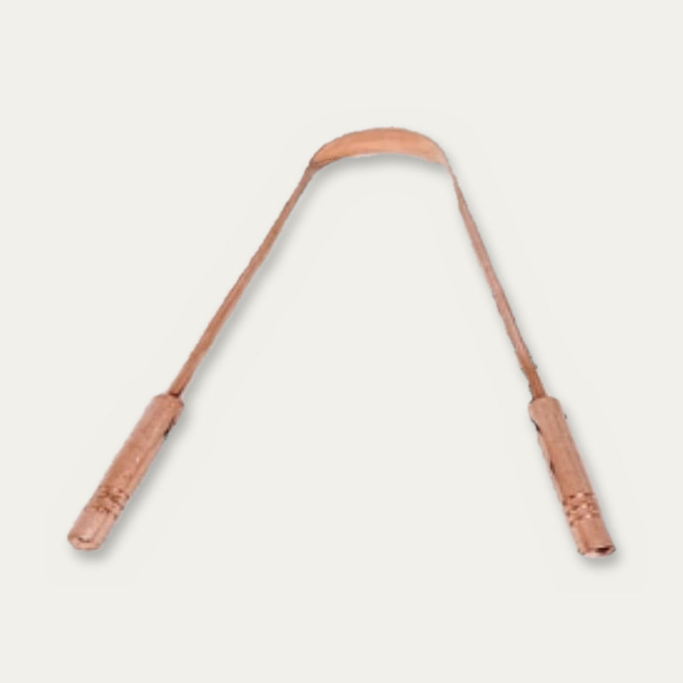 FREE COPPER TONGUE SCRAPPER WITH OIL PULLING!